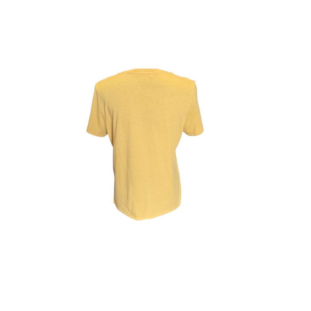 Cut and Paste light yellow short sleeve graphic "watch me grow" tee, size medium - Picture 3 of 5
